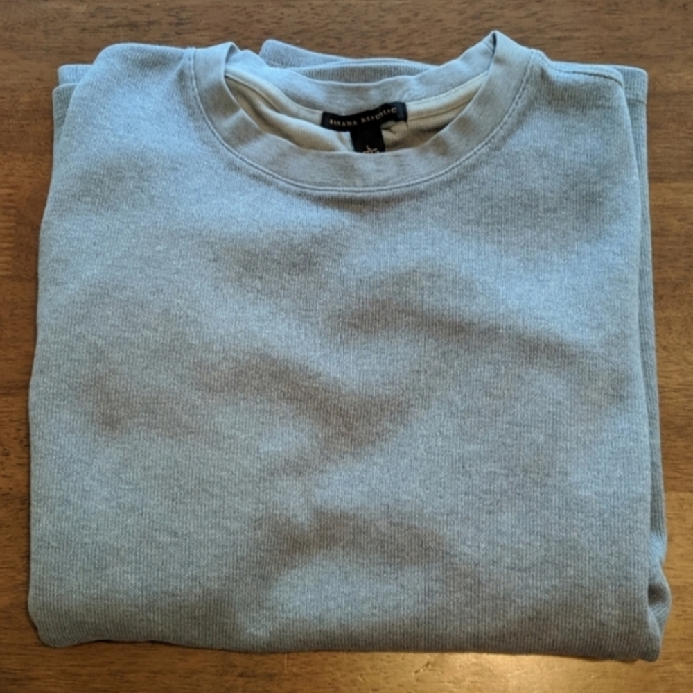 Banana Republic Gray Pullover Sweater Sz Large